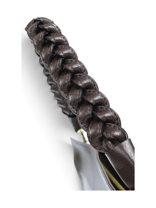 Damentasche aus Leder Hobo Schulter Tasche Braune