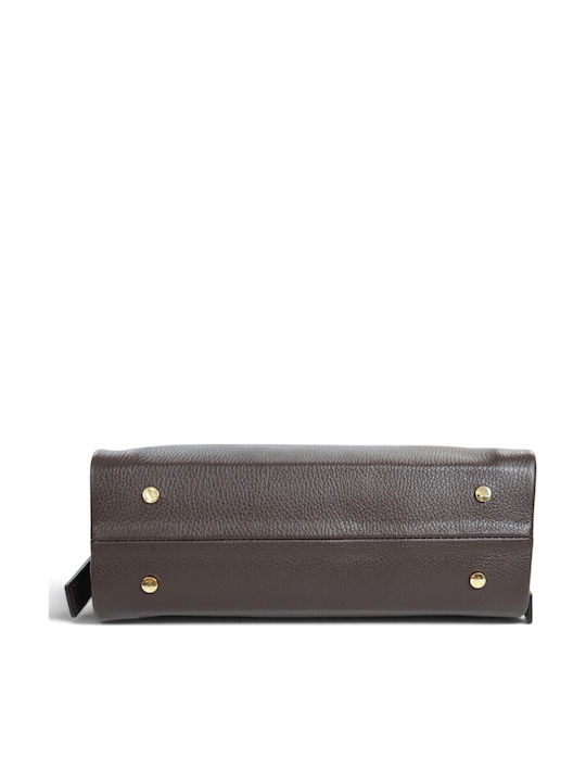 Damentasche aus Leder Hobo Schulter Tasche Braune