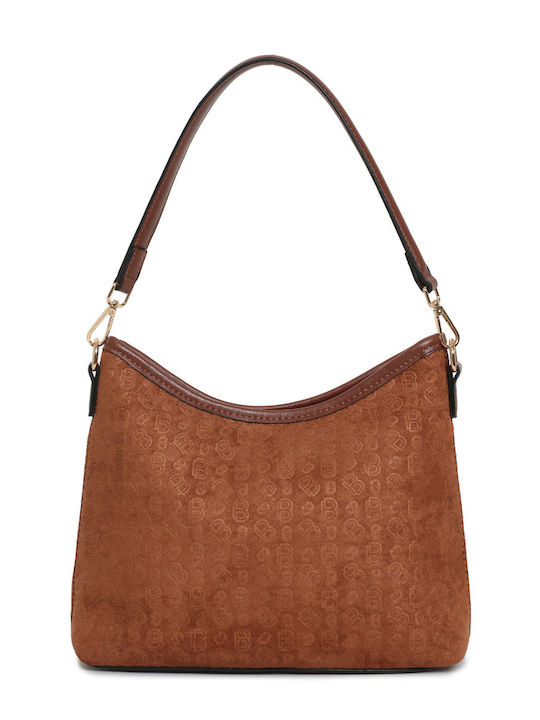 Damentasche Hobo Wildleder Braun