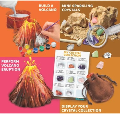 Mega Earth Science Kit Kidzlabs 4 Projects