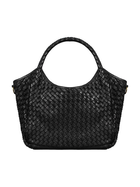 Lang Leather Women's Tote Bag Black