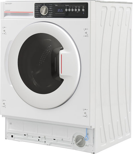Sharp Πλυντήριο-Στεγνωτήριο Ρούχων 8kg/5kg Ατμού 1400 Στροφές