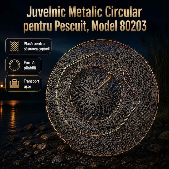 Șnur Circular Metalic Pentru Pescuit Model 80203