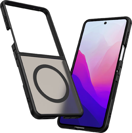 Techsuit Halofrost Ii Back Cover Πλαστικό Μαύρο (Galaxy Z Flip8)