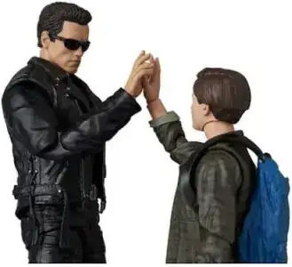 John Terminator 2 - T-800 (t2 Ver.) & John Connor Фигура за действие 16 см