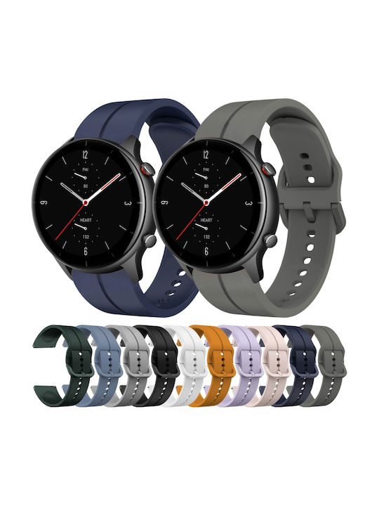 Gummi-Armband Weiß 22mm