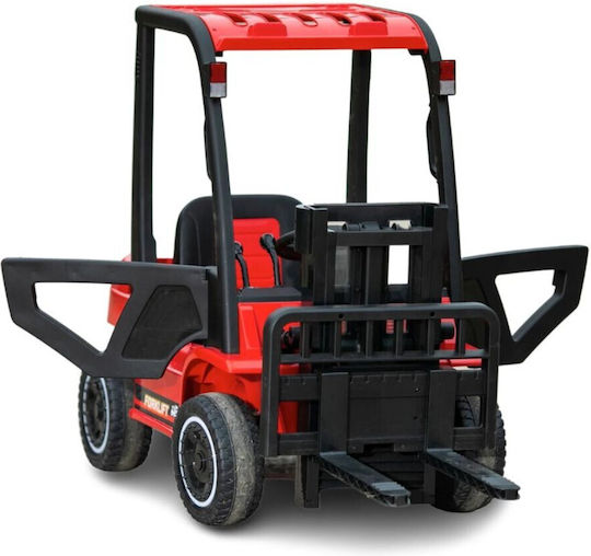 Stivuitor pentru copii electric 12 volți roșu