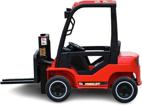Stivuitor pentru copii electric 12 volți roșu