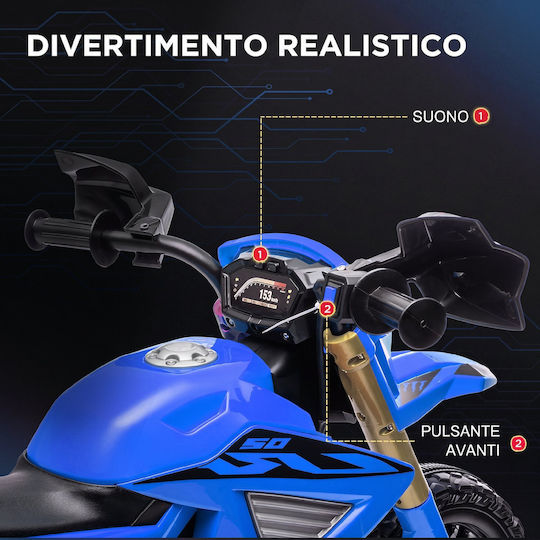 Παιδική Μηχανή Ηλεκτροκίνητη 12 Volt Μπλε για 8+ ετών