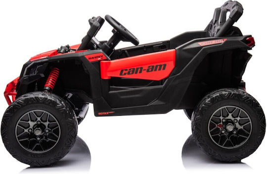 Can-Am Maverick 4x4 Buggy Διθέσιο με Τηλεκοντρόλ Licensed 24 Volt Κόκκινο για 2+ Ετών