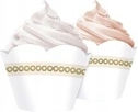 Celebrate White Muffin Cupcake Liners 6 Pcs