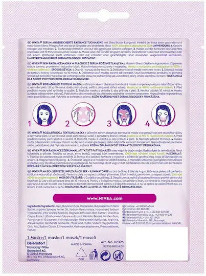 Nivea Mască tip șervețel Radiance Tissue Sheet
