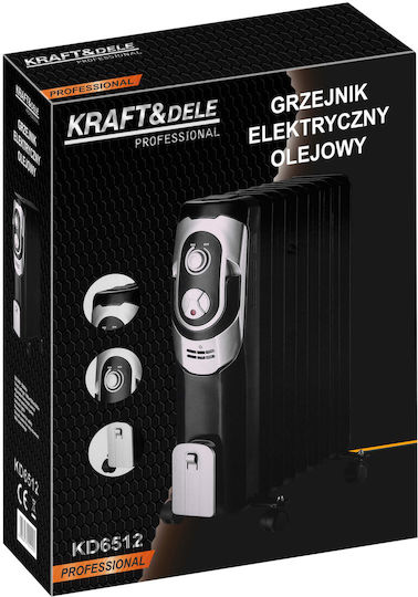 Kraft & Dele Radiator cu ulei cu 9 fante 2000W