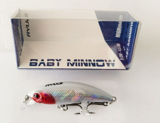 Ryuji Baby Τεχνητό Δόλωμα Ψαράκι (Minnow) Flash