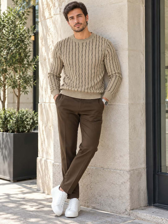 Herrenblusen Camel-Beige