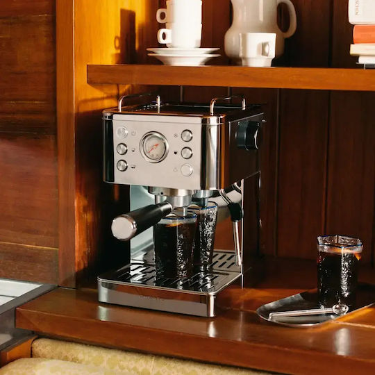 Create Thera Classic Mașină de espresso manuală 1350W Presiune 20bar Gri