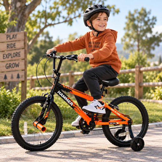 Hammer 18" Παιδικό Ποδήλατo BMX Πορτοκαλί