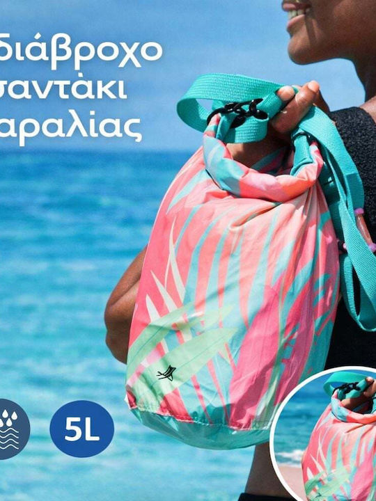 Dock & Bay Πετσετέ Τσάντα Θαλάσσης με Νεσεσέρ Γαλάζια