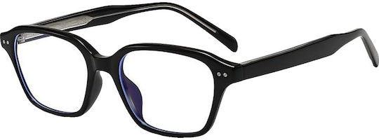 Nantes Premium Schwarze Blaulichtblockierende Brille