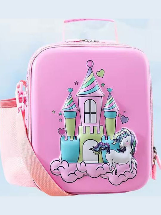Childrenland Kinder Tasche Rucksack Rosa 3D-Burg/Pink