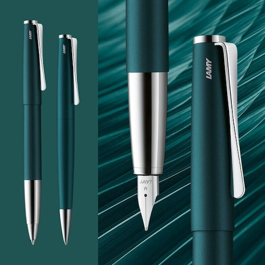 Lamy Extra Fine Green Steel Fountain Pen