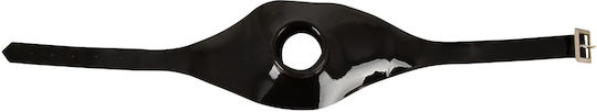 LateX Maulkorb in Schwarzes Farbe