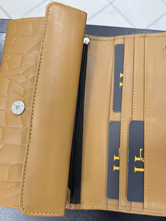 Leder Herrenbrieftasche Beige