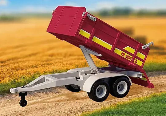 Playmobil Държава Трейлър за трактор с бали слама за 4 години