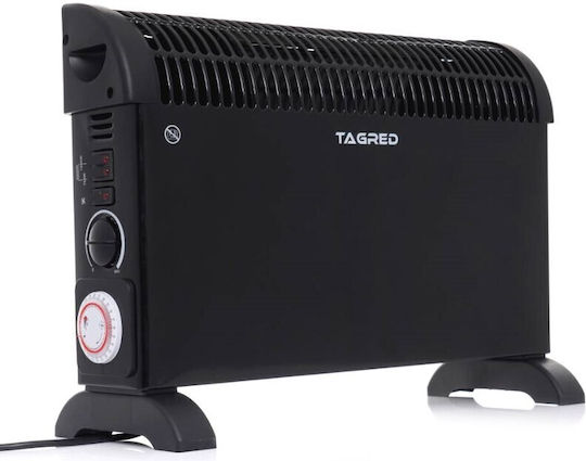 Tagred Θερμοπομπός Δαπέδου 2000W 53x39cm Μαύρος
