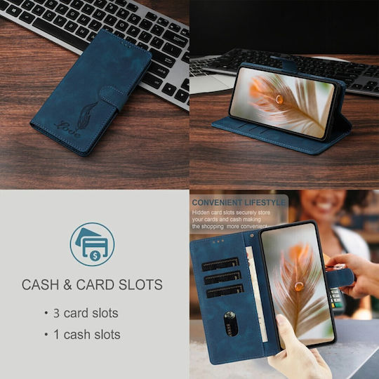 Love Mobile Phone Case Wallet Dark Blue Apple iPhone 17 Pro/18 Pro
