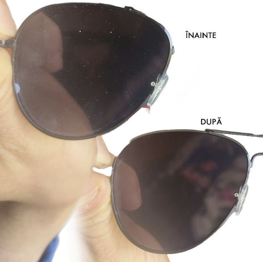 Set 20 Lavete Premium Pentru Curățarea Ochelarilor Din Sticlă Plastic Lentile De Contact Telefon Imprimare O Pisică Elegantă Care Poartă Ochelari Pristyle 15x15cm