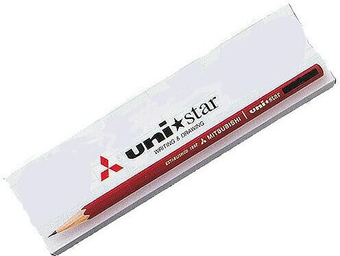 Uni Mitsubishi Star Bleistifte 12 Stück 4902778652183 Minen Hb