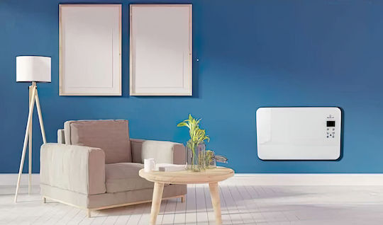 Mission Air Porto Floor Convector Heater 1000W with Electronic Thermostat and WiFi 60x38cm White