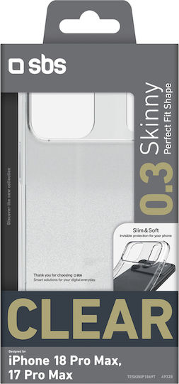 Sbs Skinny Cover Iphone 18 Pro Max 17 Pro Max Transparent Teskinip1869t