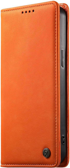 Motorola Edge 70 Fusion 5g Case Dierfeng Leather Wallet Orange