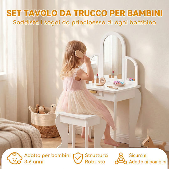 HomCom Kids Dressing Table