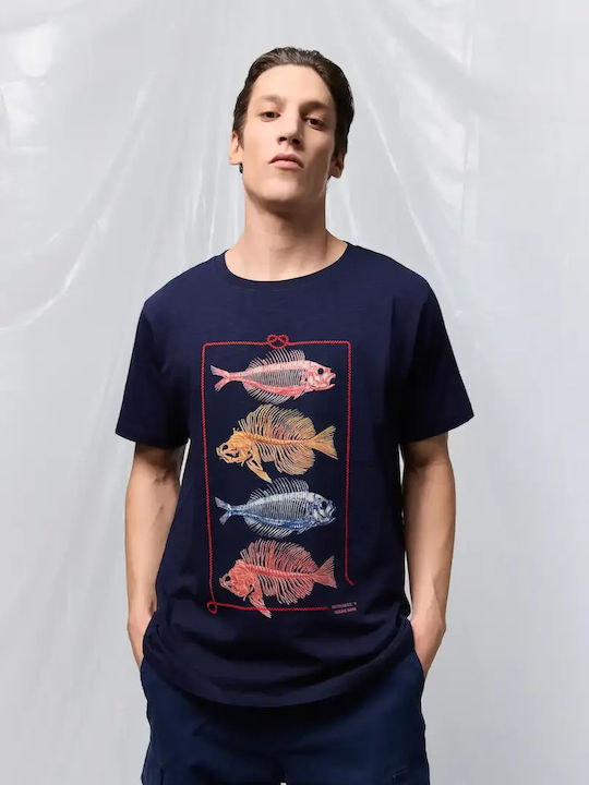 T-shirt Navy 53-206-002