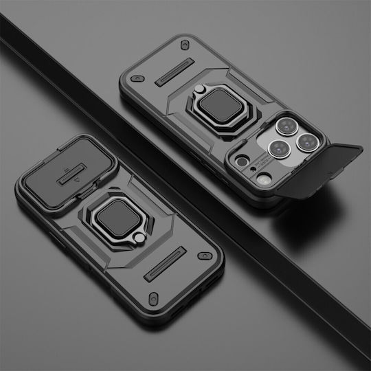 Camera Cover Hard Case Ring Black Apple iPhone 17 Pro/18 Pro