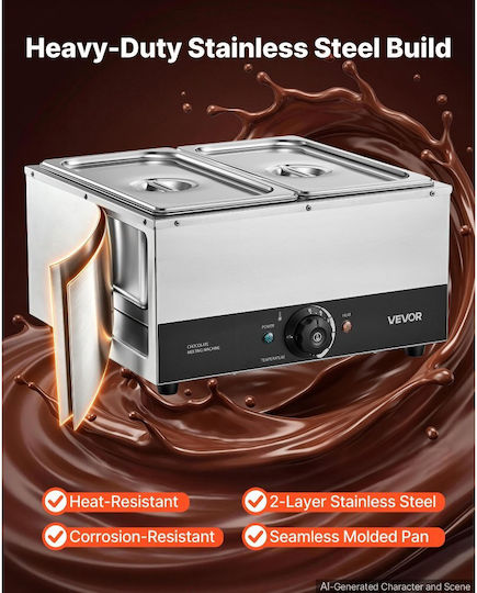 Vevor Electric Commercial Bain Marie 1.2kW
