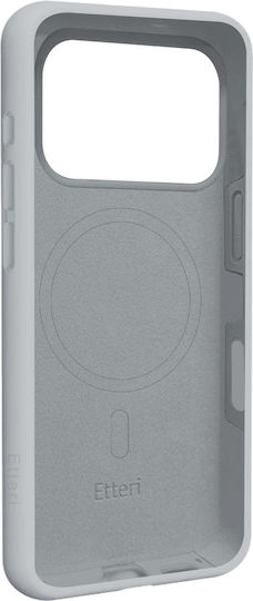 Etteri Силиконов Калъф за Iphone 17 Pro 18 Pro Сребърен