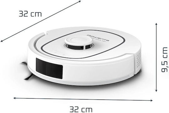 Rowenta X-plorer Serie 380+ Animal & Allergy Aspirator Robot cu Cartografiere Laser și Putere de Aspirație 4000Pa Albă
