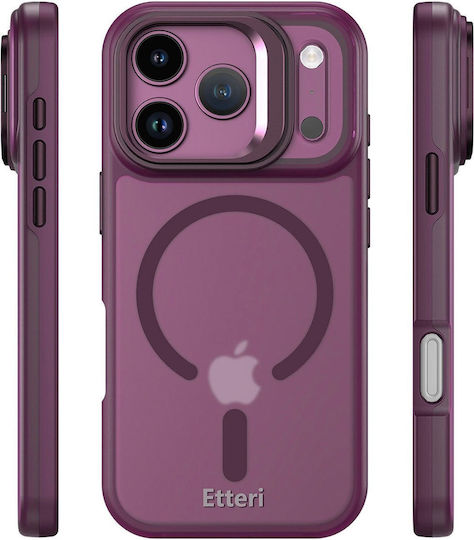 Magsafe Cover Apple Iphone 18 Pro 17 Pro Etteri Morning Fog Burgundy