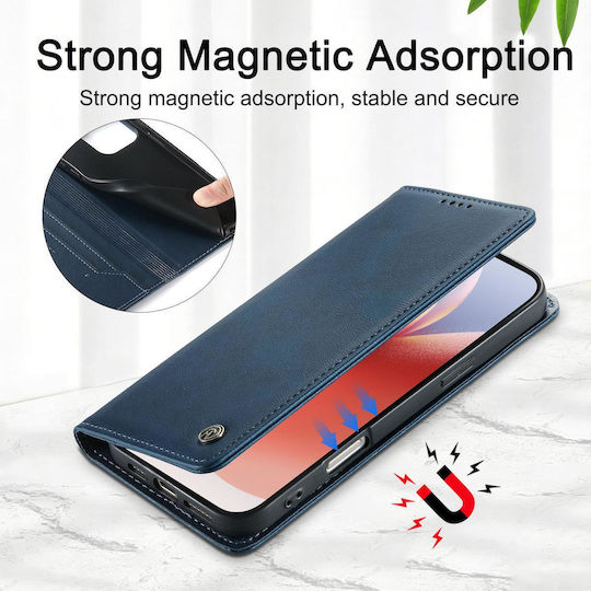 Motorola Edge 70 Fusion 5g Case Dierfeng Leather Wallet Blue