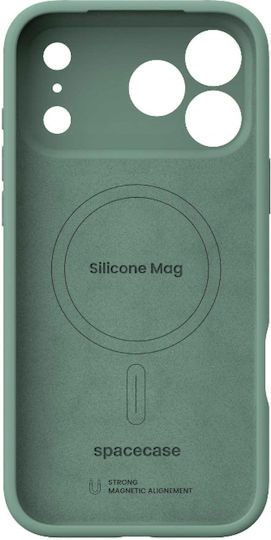 iPhone 18 Pro Max 17 Pro Max Spacecase Silicone Mag Case Silicone Magsafe Smoke Pine Mobile Phone Case