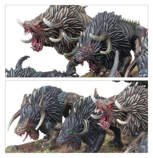 Warhammer Lumea Veche Beastmen Brayherds Battle March Armată 52 Miniaturi