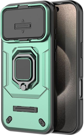 Camera Cover Hard Case Ring Green Apple iPhone 17 Pro/18 Pro