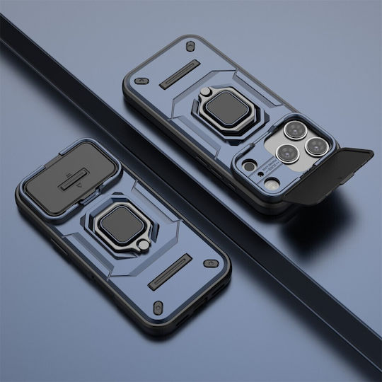 Camera Cover Hard Case Ring Blue Apple iPhone 17 Pro/18 Pro
