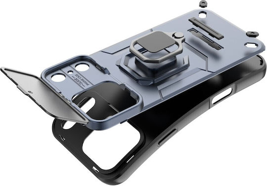 Camera Cover Hard Case Ring Blue Apple iPhone 17 Pro/18 Pro