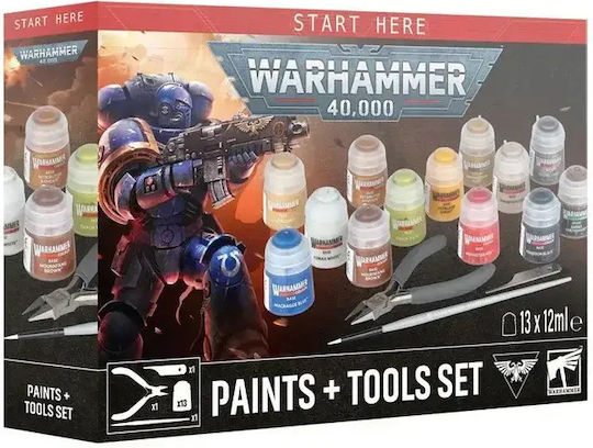 Games Workshop Set Vopsele Pentru Modelare 12ml 13 Bucăți