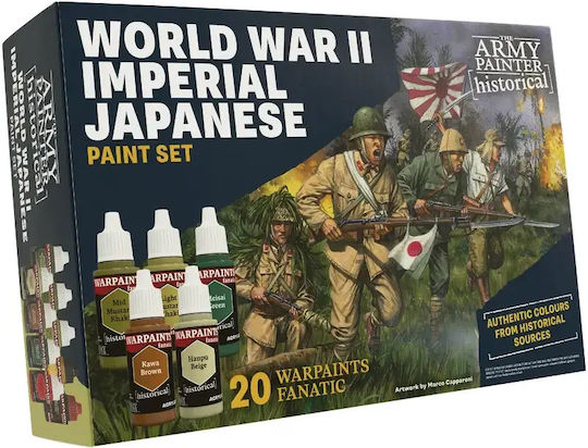 The Army Painter Set Vopsele pentru modelare Imperial Japanese Army 18ml 20 buc